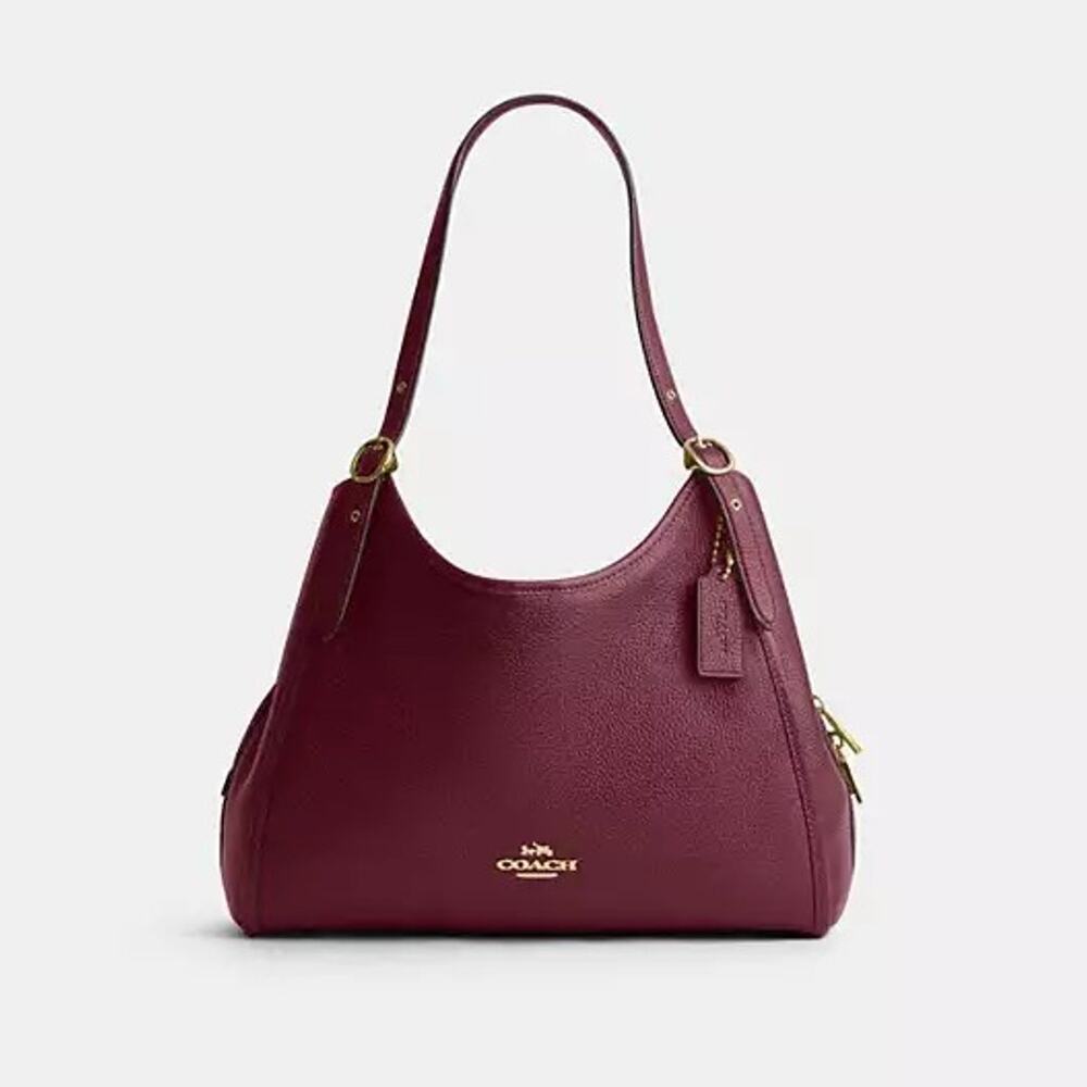 New‼️Coach Erin Shoulder Bag CAQ86 Dark Cherry